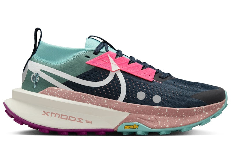 Nike ZoomX Zegama 2 Armory Navy Green Frost Vivid Grape Sail (Women's)