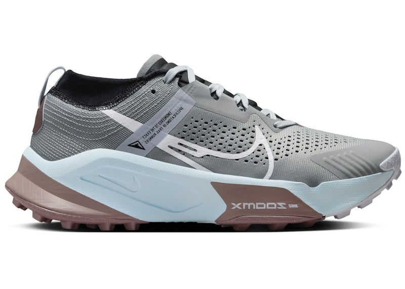 Nike ZoomX Zegama Light Smoke Grey Black Glacier Blue White (Women's)