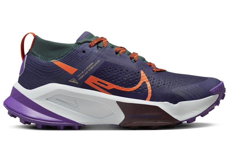 Nike ZoomX Zegama Purple Ink Deep Jungle Purple Cosmos Safety Orange (Women's)