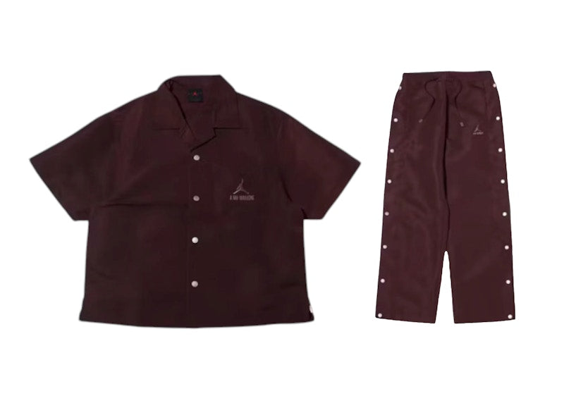 Nike x A Ma Maniere Snap Caoba Top & Bottom Set Mahogany