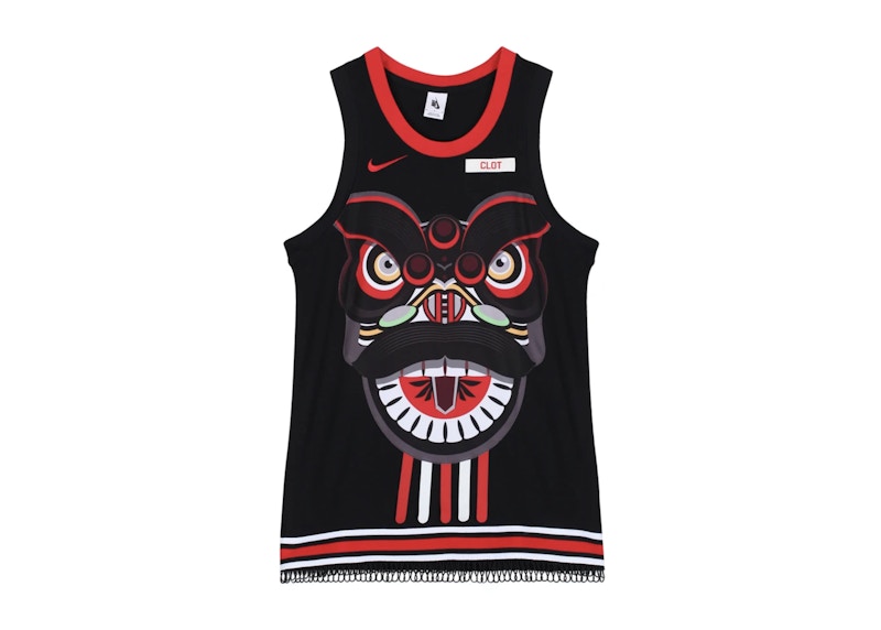Nike x CLOT NRG GE Jersey (Asia Sizing) Black/University Red/White
