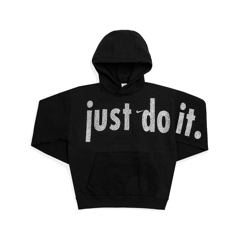Nike x Cactus Plant Flea Market Crystal Just Do It Hoodie Black