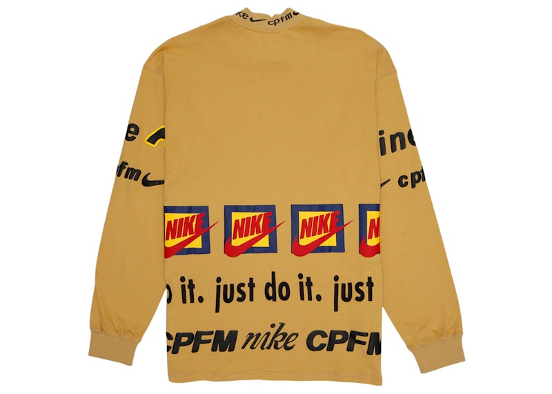 Nike x Cactus Plant Flea Market L/S T-shirt Mustard Yellow