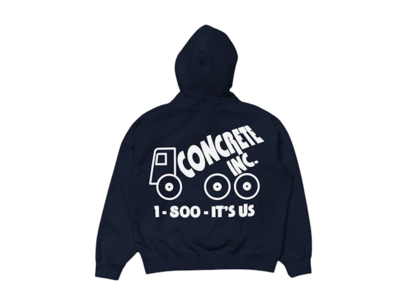 Nike x Concrete Boys 1-800-It's-Us Zip Hoodie Navy