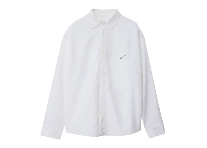 Nike x Jacquemus Men's Long-Sleeve Tech Shirt White