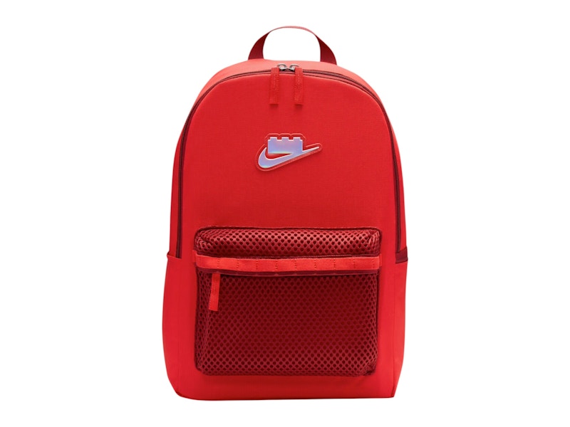Nike x LEGO Collection Heritage 25L Backpack Rush Red/Dark Cayenne/Metallic Silver