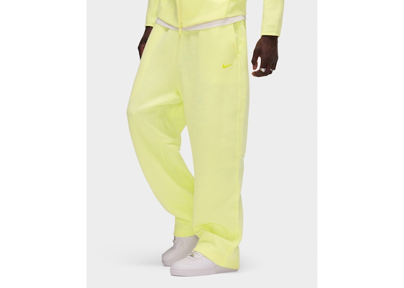 Nike x NOCTA NRG Tech Fleece Open Hem Pants Citron Tint/Vivid Sulfur