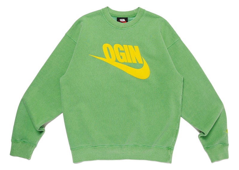 Nike x Nigo NRG Fleece Crew Sweatshirt (Asia Exclusive) Green