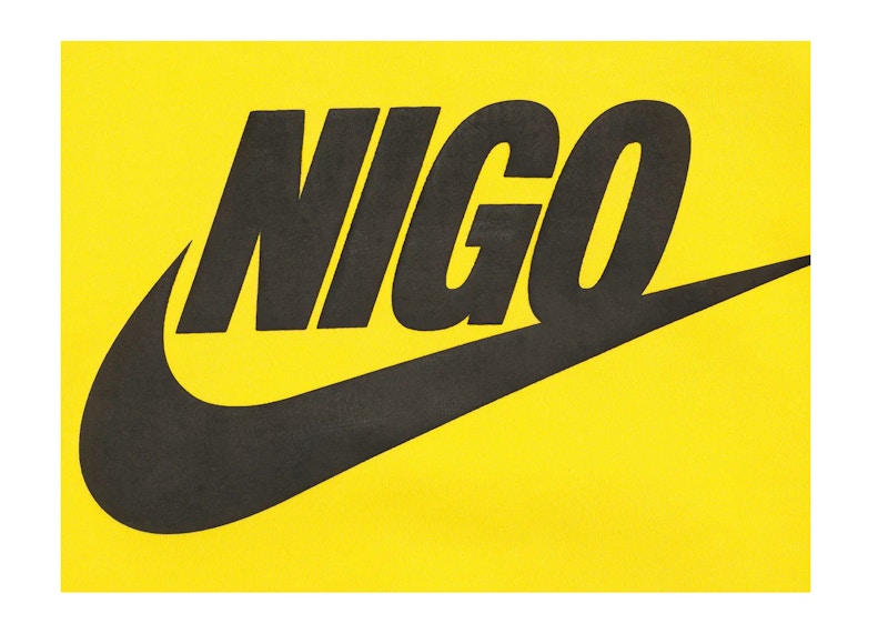 Nike x Nigo NRG Fleece Crew Sweatshirt Yellow