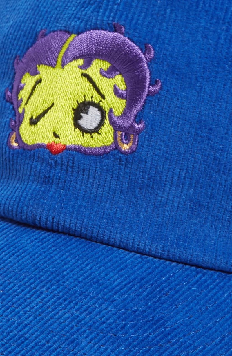 Nike x Olivia Kim Betty Boop Emrboidered Baseball Corduroy Hat Game Royal