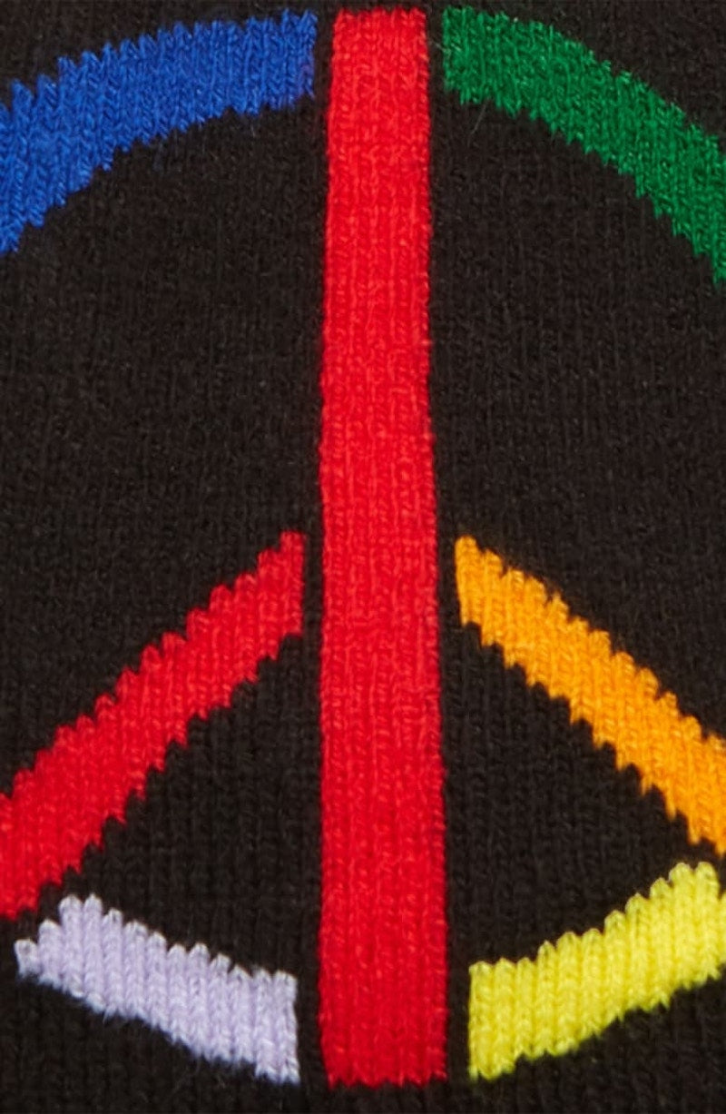 Nike x Olivia Kim Peace Sign Cuffed Beanie Black