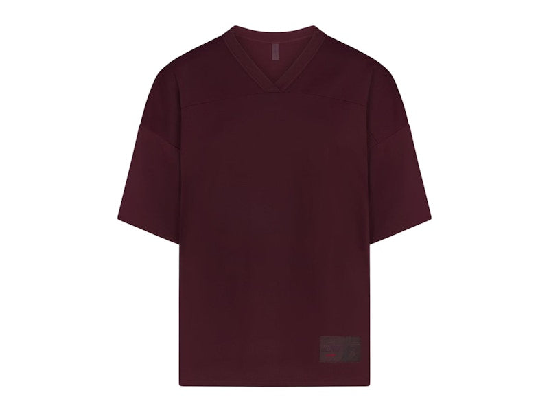 Nike x SKIMS Women's Airy V-Neck Oversized Top Currant