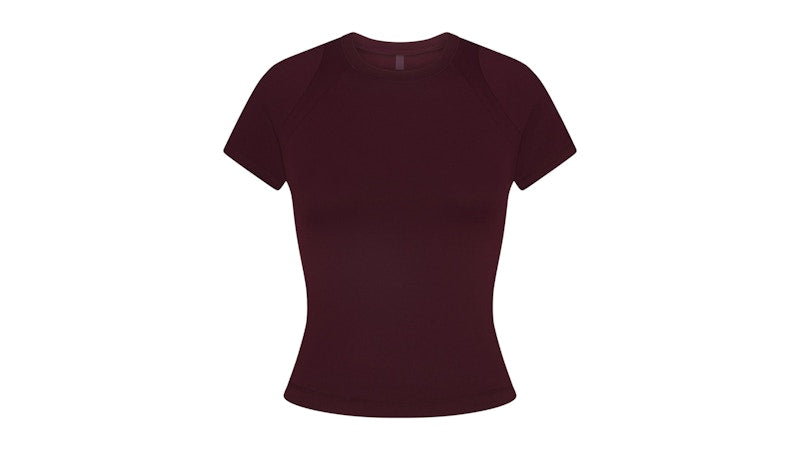 Nike x SKIMS Women's Airy Baby Tee Currant