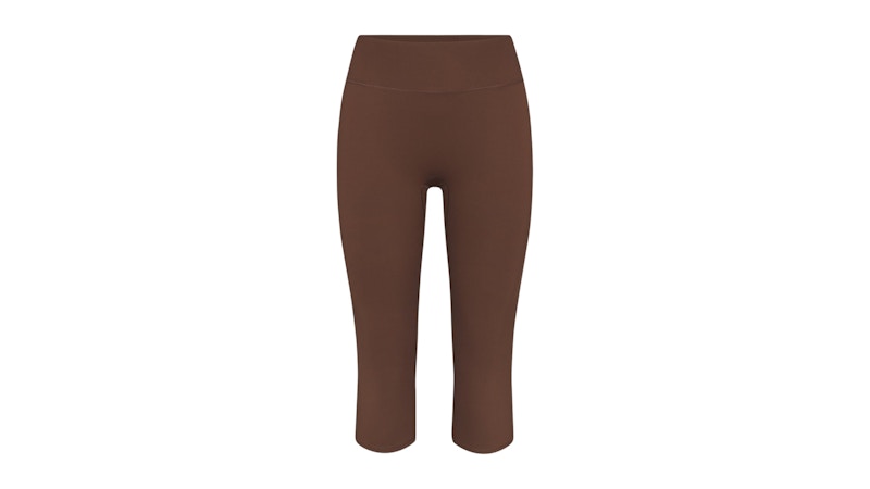 Nike x SKIMS Women's Matte Crop 17" Legging Dark Sepia