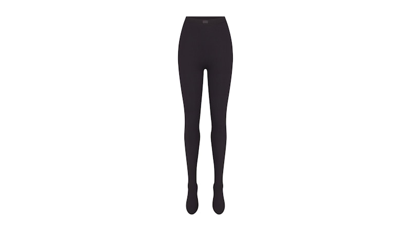 Nike x SKIMS Women's Matte Footsie Grip Legging Obsidian