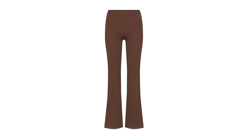 Nike x SKIMS Women's Matte Slim Flare Legging Dark Sepia