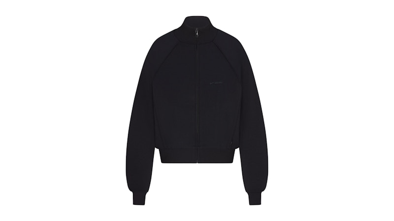 Nike x SKIMS Women's Matte Tricot Track Jacket Obsidian