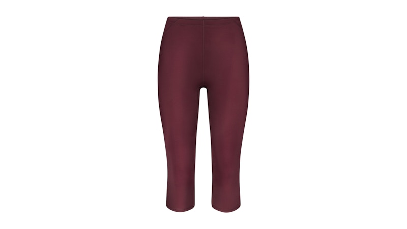 Nike x SKIMS Women's Shine Drawcord Crop 17" Legging Currant