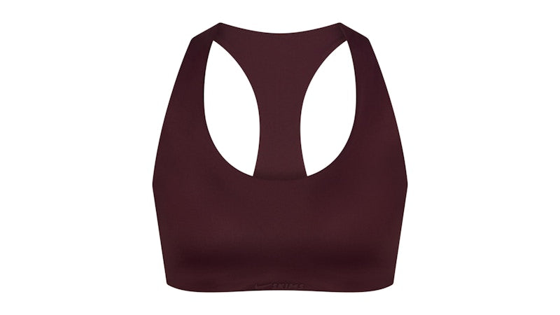 Nike x SKIMS Women's Shine Racer Back Bra Currant