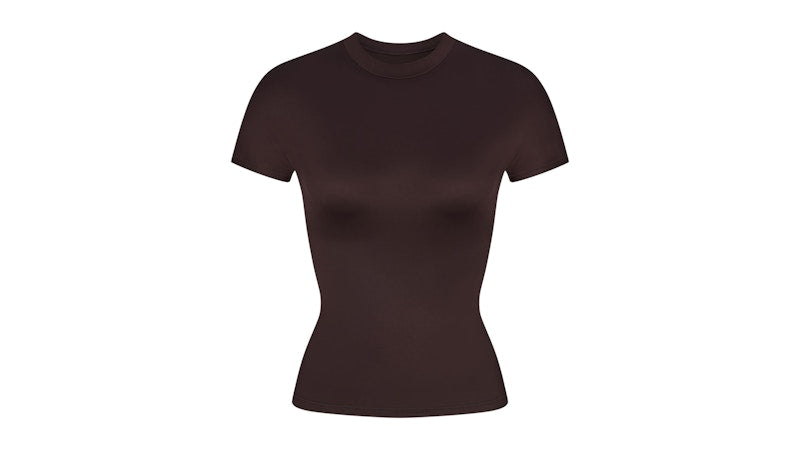 Nike x SKIMS Women's Shine Short Sleeve Mock Neck Top Phoenix