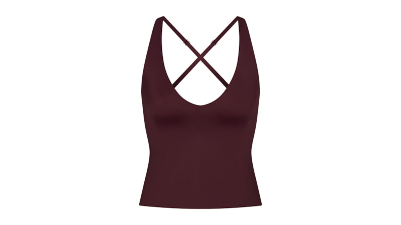 Nike x SKIMS Women's Shine V-Neck Tank Currant