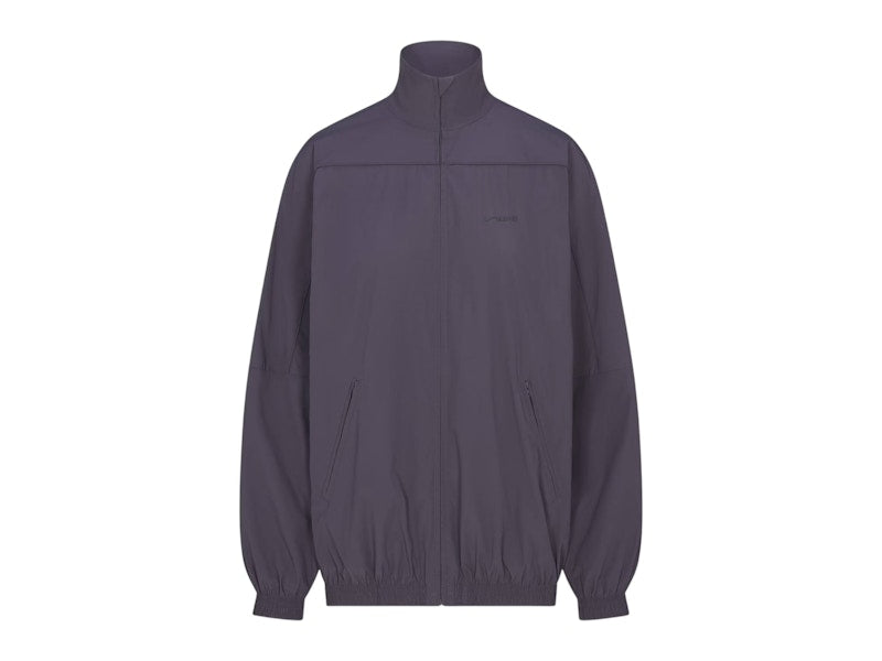 Nike x SKIMS Women's Woven Nylon Oversized Track Jacket Raven