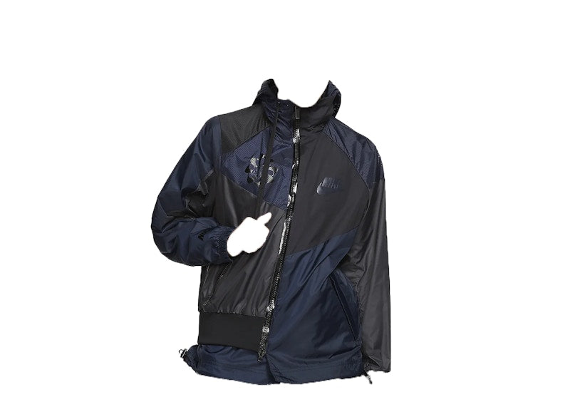 Nike x Sacai Hooded Anorak Black/Dark Obsidian