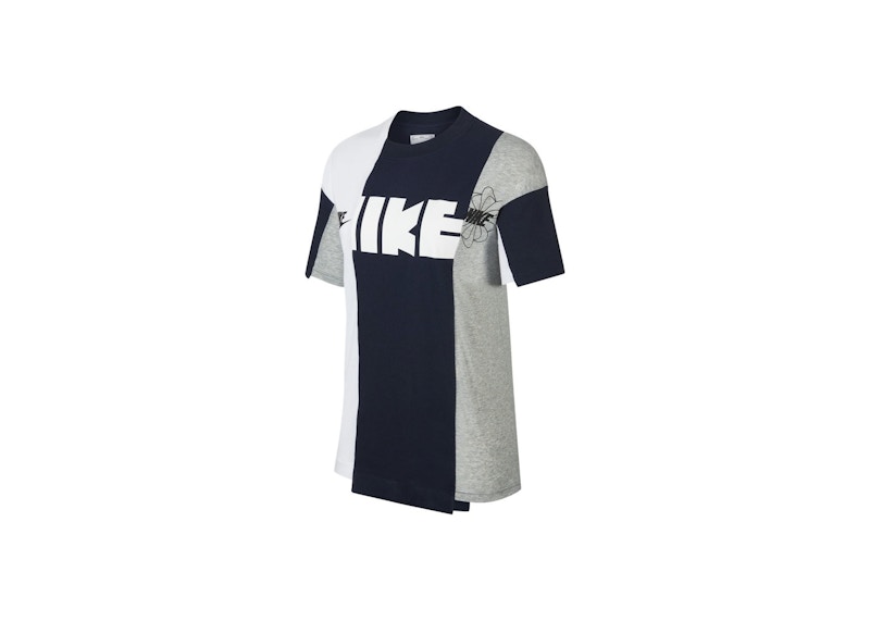 Nike x Sacai Tee Grey/Navy