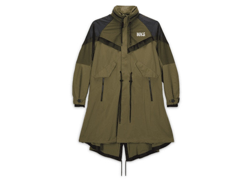 Nike x Sacai Trench Jacket (Asia Sizing) Khaki