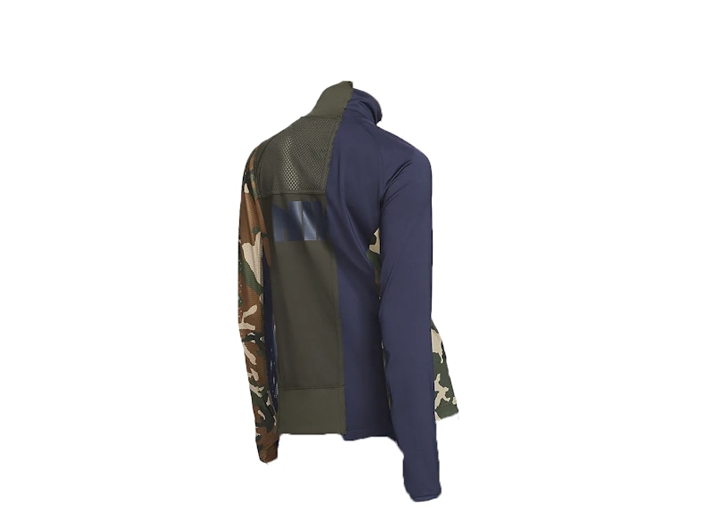 Nike x Sacai Women's Half Zip Running Jacket Sequoia/Obsidian