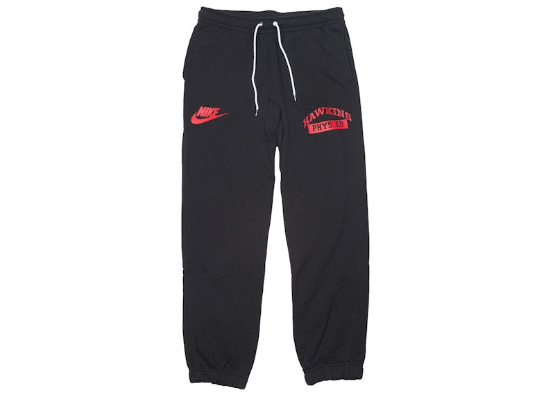 Nike x Stanger Things Upside Down Pants Black/University Red