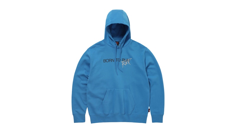 Nike x Stranger Things NRG Club Washed Fleece Hoodie Light Photo Blue