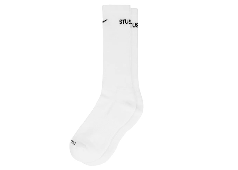 Nike x Stussy Dri-Fit Crew Socks White