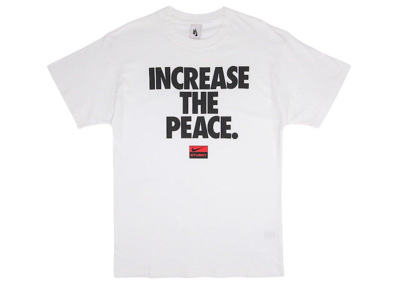 Nike x Stussy Increase The Peace Tee White