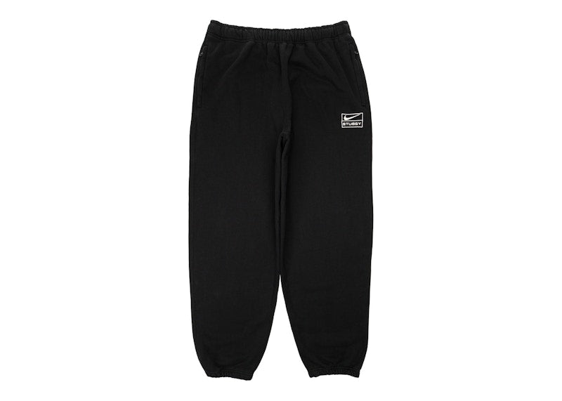 Nike x Stussy Washed Sweatpants Black