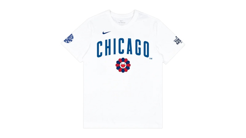 Nike x Takashi Murakami x MLB World Tour Tokyo Series 2025 Cubs S/S Tee White