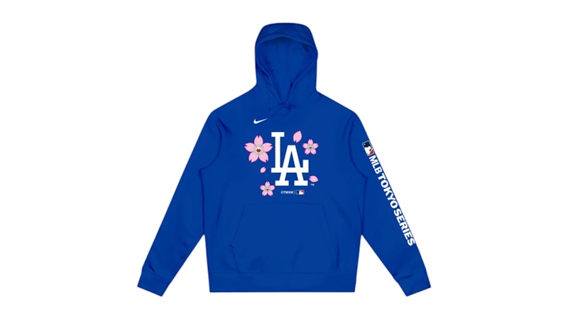 Nike x Takashi Murakami x MLB World Tour Tokyo Series 2025 Dodgers Hoodie Blue
