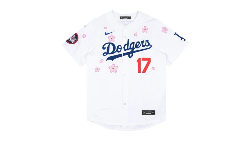 Nike x Takashi Murakami x MLB World Tour Tokyo Series 2025 Dodgers Ohtani Jersey White