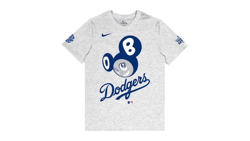 Nike x Takashi Murakami x MLB World Tour Tokyo Series 2025 Dodgers S/S Tee Grey