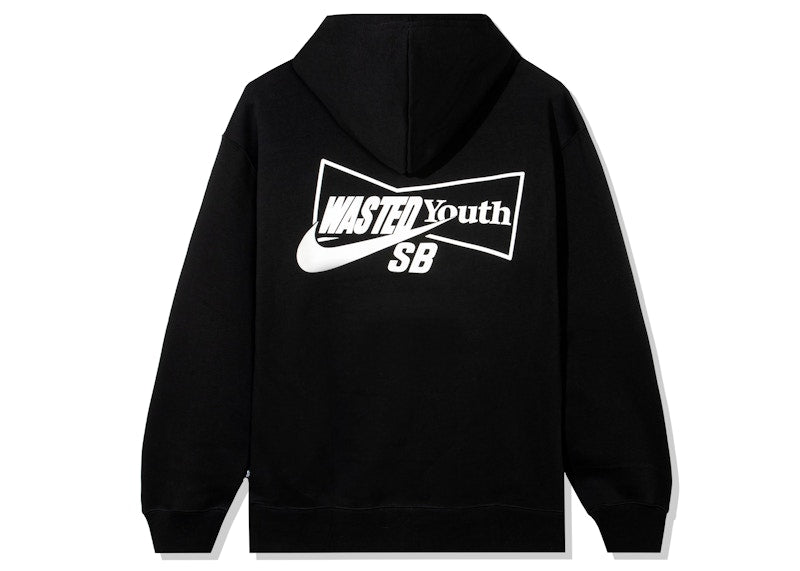 Nike x Wasted Youth Logo Hoodie Black