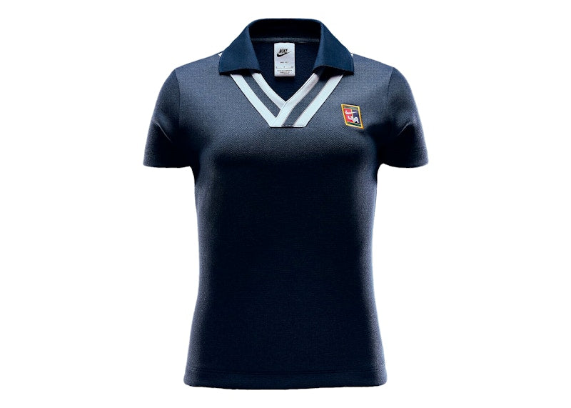 Nike x YOON Women's Short-Sleeve Polo Armory Navy/White