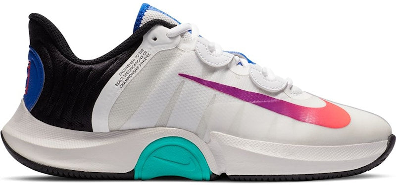 Nike Court Air Zoom GP Turbo White Black Electro Green (Women's)