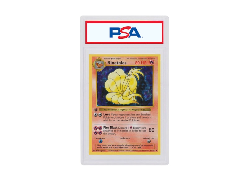 Ninetales-Holo 1999 Pokemon TCG Base Set 1st Edition #12/102 (PSA or BGS Graded)