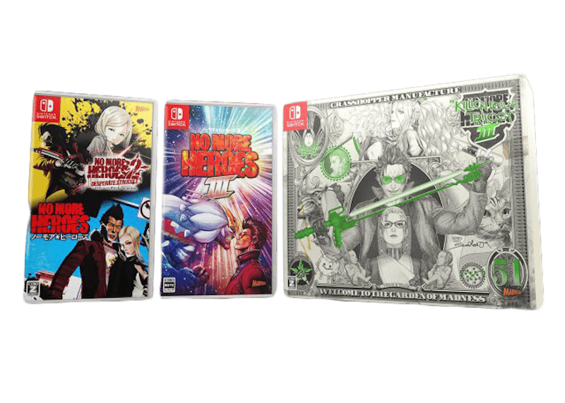 Nintendo No More Heroes III (Killion Dollar Trilogy) Limited Edition Video Game Bundle