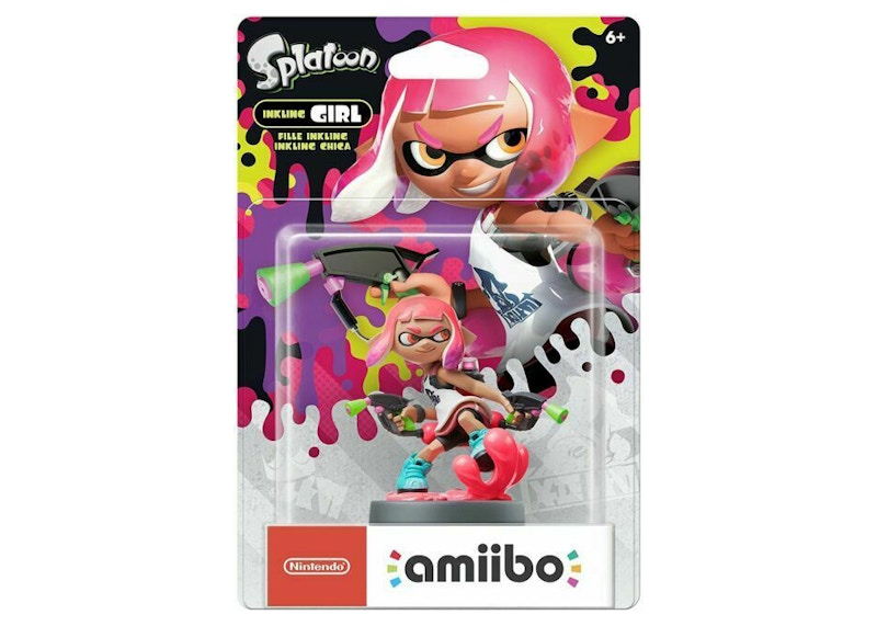 Nintendo Splatoon Inkling Girl amiibo Pink