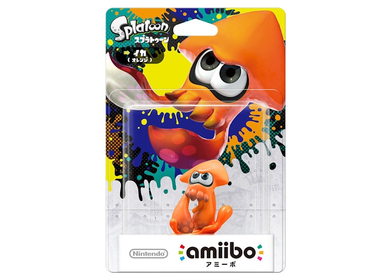 Nintendo Splatoon Inkling Squid amiibo Orange
