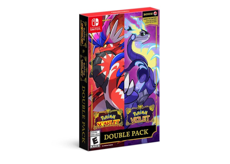 Nintendo Switch Pokemon Violet/Scarlet Double Pack Video Game