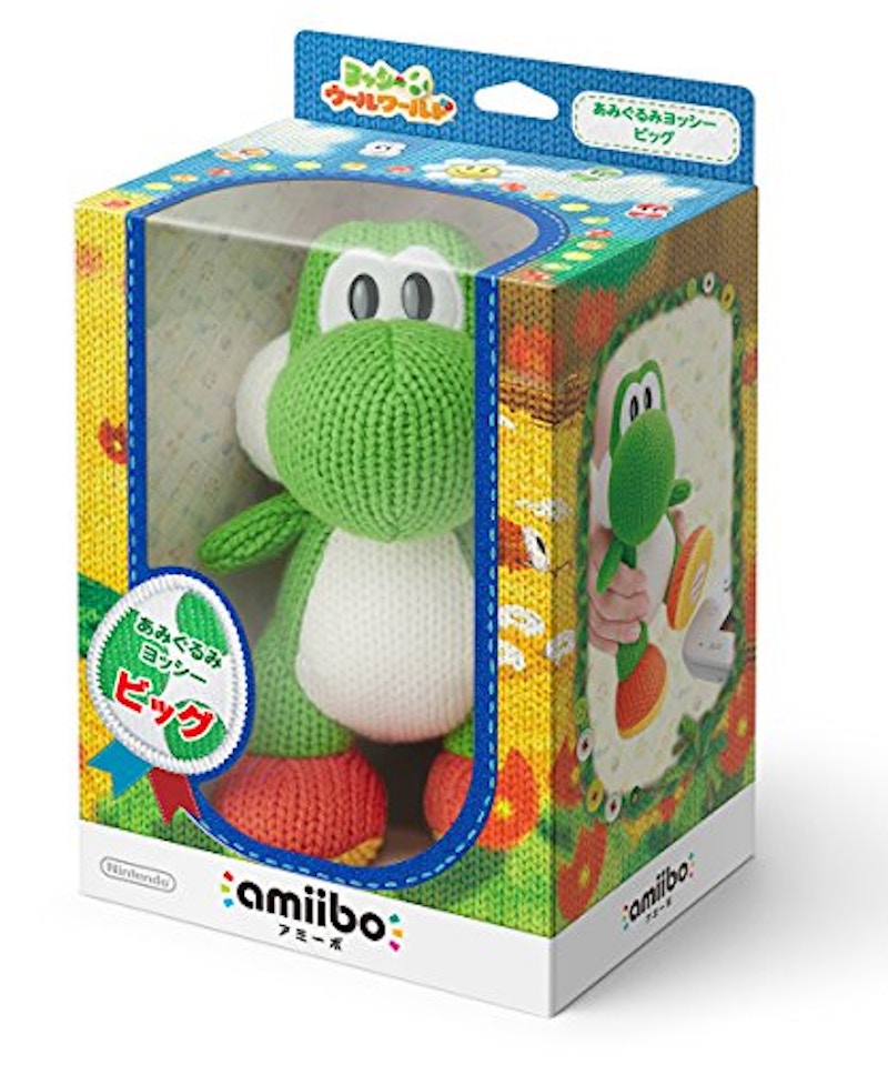 Nintendo Yoshi's Woolly World Series Mega Yarn Yoshi amiibo