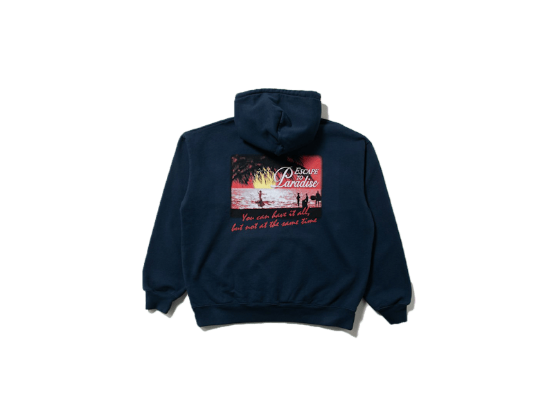 No Vacancy Inn Escape To Paradise Hoodie Navy