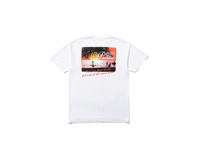 No Vacancy Inn Escape To Paradise Tee White
